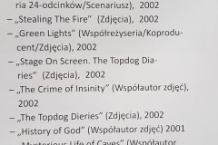 Filmografia Sławomira Grünberga cz.4