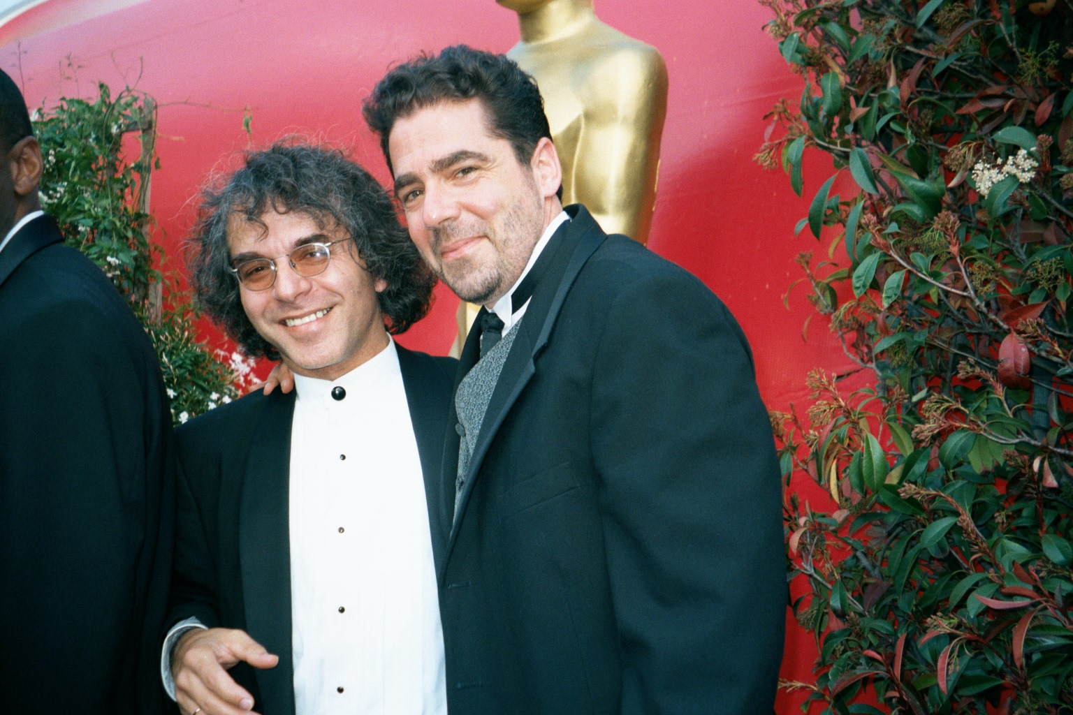 Sławomir Grünberg i Tod Lending na ceremonii Oscarów w 2001 roku